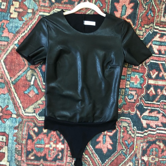 Commando | Faux Leather Bodysuit - Picture 3 of 9